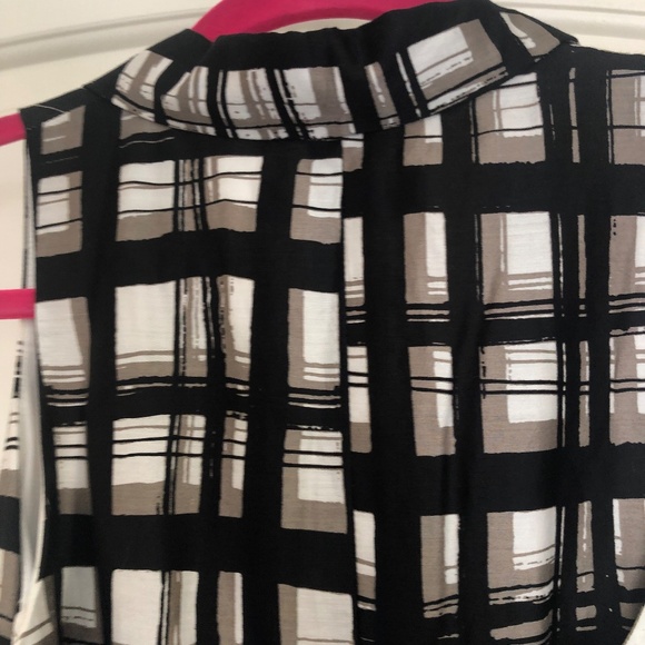 NWT Jones New York Fit & Flare Collared Wrap Dress - Picture 4 of 9